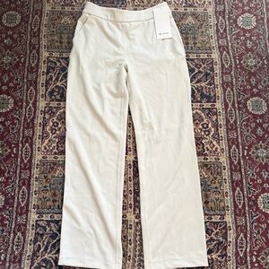 Lululemon Softstreme High Rise Straight Leg Pants Medium Bone
